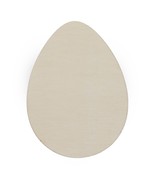 5.1-Inch DIY Unfinished Wooden Egg Craft Cutout - £15.13 GBP