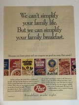 1996 Post Cereal Vintage Print Ad pa8 - £4.72 GBP