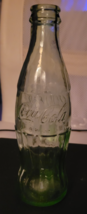 Vintage Green Glass Coca-Cola Bottle 8oz. Quincy Florida Collectible Nice - $8.99