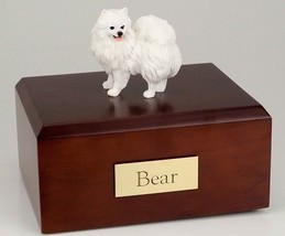 American Eskimo Min. Pet Funeral Cremation Urn Avail in 3 Diff Colors &amp; 4 Sizes - £133.36 GBP+