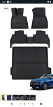 Fits 2019-2025 BMW G05 X5 Black Textured TPE All Weather Floor Mat 4 Pie... - $58.47