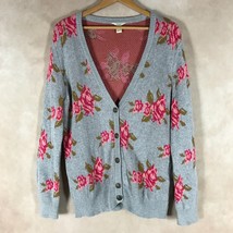 FOREVER 21 Los Angeles Women&#39;s Floral Oversized Cardigan SMALL - £10.59 GBP