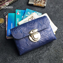 Womens Handmade Genuine Leather Wallet with Coin and Card Slots - $59.95+