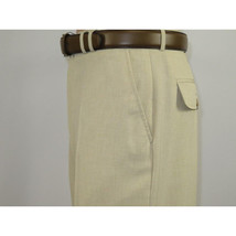 Men 2pc Walking Leisure Suit Short Sleeves DREAMS Plaid Satin 253-13 Sand image 4