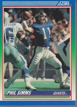 Phil Simms 1990 Score #5 New York Giants - £1.43 GBP