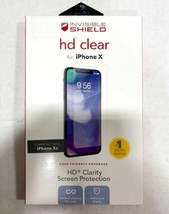 NEW Zagg Invisible Shield HD Clear Screen Protection for Apple iPhone X ... - £9.73 GBP