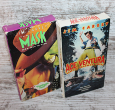 Jim Carrey Comedy Classic VHS Lot The Mask and Ace Ventura When Nature C... - $7.80