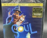 Disney Soul 4k Ultra HD + Blu-Ray + Digital, Pixar 2020 New Sealed - $14.02
