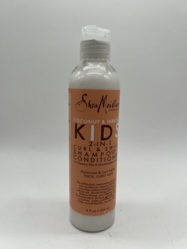 SheaMoisture 2-in-1 Shampoo & Conditioner Kids Coconut  Hibiscus 8oz COMBINESHIP - £4.72 GBP