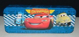 Walt Disney&#39;s Cars Characters Tin Catch All Pencil Case Style C, NEW UNUSED - £3.18 GBP