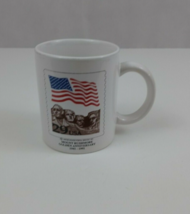 Vtg Mount Rushmore Golden Anniversary 1941-1991 Postage Stamp Coffee Cup... - $6.78