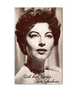 Vintage Exhibit Trade Card, Ava Gardner - $28.06