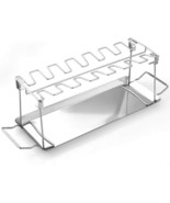 Chicken Leg &amp; Wing Rack for Grill Smoker Oven Easy to Use 14 Slots Drip ... - $386.50 MXN