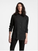 John Varvatos Leaf Jacquard Shirt.  Size Medium. $428 - $192.54
