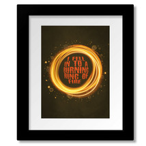 Ring of Fire by Johnny Cash Country Song - Lyric Inspired Print Canvas o... - £14.88 GBP+