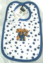 NCAA Kentucky Wildcats Cat Logo on Blue Polka Dot Baby Bib Two Feet Ahead - £11.85 GBP