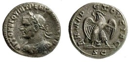 Trebonianus Gallus. Rare 4 In Prieur #654 Eagle. Officina &#39;z&#39;. Roman Empire Coin - £255.21 GBP