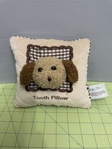 Tooth Pillow Puppy Dog Tooth Fairy Keepsake Pillow Lori Turner Design - $9.89