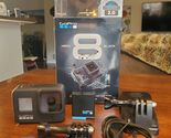 GoPro HERO 8 Black 4K UHD Action Camera Great Condition Light use in box  - £80.18 GBP