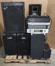 14 PC Vintage Pro Audio Sound Equipment Pallet,  Fender, Peavey, Yamaha, JBL - £939.06 GBP