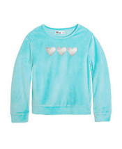 EPIC THREADS Toddler Girls Heart Graphic Velour Top, Size 4T/4 - $11.20