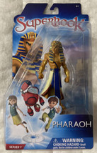 Superbook Pharaoh 4&quot; Action Figure Series 1 Adventure CBN 2014 Bible Story - £16.22 GBP
