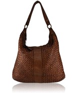 HAND MADE WOVEN LEATHER HAND BAGS.LADIES PURSE.SHOULDER BAG FOR WOMEN. - $189.00