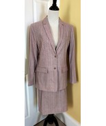 CALVIN KLEIN Collection Light Dusty Pink Lined Dress Pencil Skirt Suit (... - $78.30