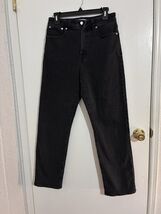 Madewell The  Curvy &#39;90s Straight Jean Black Wash Jeans Size 29 - $40.55 CAD