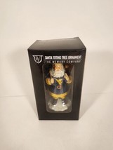 West Virginia Mountaineers Santa Toting Tree Ornament - £9.57 GBP