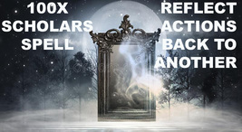 100X 7 SCHOLARS REFLECT ACTIONS BACK TO ANOTHER EXTREME MAGICK RING PENDANT image 2