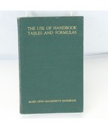 Machinery&#39;s Handbook Use of Handbook Tables and Formulas Based Upon  1959 - £19.86 GBP