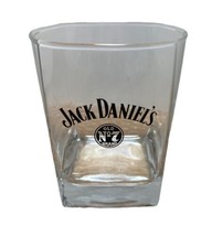 Jack Daniel's Square Whiskey Rocks Glass Old Number No. 7 Seven Brand - $11.46