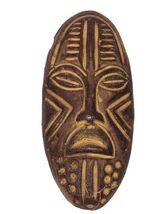 VTG Handmade Clay Ceramic African Tribal Mask Hanging Wall Art Plaque 7”... - $34.00