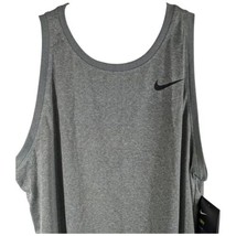 The Nike Tee Tank Top Womens Size Large Gray Dry Sleeveless Static Heather - $28.71