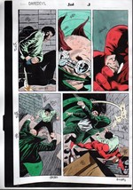 1992 Original Daredevil 302 color guide art, Vintage Marvel Production Artwork - $40.07