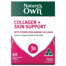Natures Own Collagen + Skin Support Effervescent 60 Tablets - £75.33 GBP