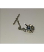 Sterling Silver Tie Tack Star With Stone - $34.19 CAD
