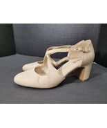 LifeStride Women&#39;s Tracy Pumps Taupe Tan Cream 8.5 Heels Shoes - $450.46 MXN