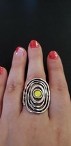 Paparazzi Ring (One Size Fits Most) (New) Colorfully Chaotic Yellow Ring - $7.61
