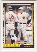 M) 1992 Topps Baseball Trading Card - Roger Craig #109 - £1.57 GBP
