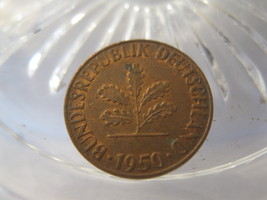 (FC-648) 1950-F Germany: 1 Pfennig - £2.38 GBP
