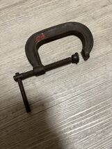 Armstrong No 403 Drop Forced Steel - 6" inch C-Clamp Chicago USA Vintage - $15.84