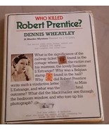 Who Killed Robert Prentice by Dennis Wheatley A Murder Mystery Planned J... - £14.78 GBP