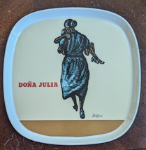 Puerto Rico Los Grandes Carteles Plato # 5 Coleccion #112 1983 Dona Julia - £37.48 GBP