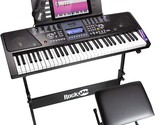 The Rockjam 61-Key Keyboard Piano Comes With An Lcd Display Kit, A Keyboard - $194.96