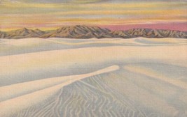 1930&#39;s The Rippling White Sands Near Alamogordo New Mexico NM Postcard D41 - £2.23 GBP