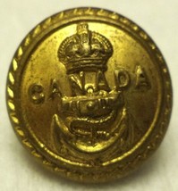 Canada Navy Crown Above Anchor Button Scully Montreal 1/2&quot; - $2.96