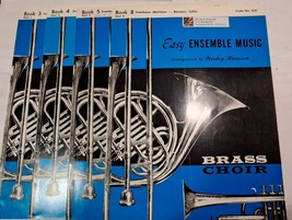 Easy Ensemble Brass choir sheet music songbook Books 3 4 5 &amp; 8 by Westley Hanson - £23.59 GBP