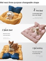 Pet Bed Mat Cushion Dog Sofa Bed Cat Nest Dual Use Lounger Puppy Kennels Tray Pe - £43.58 GBP+